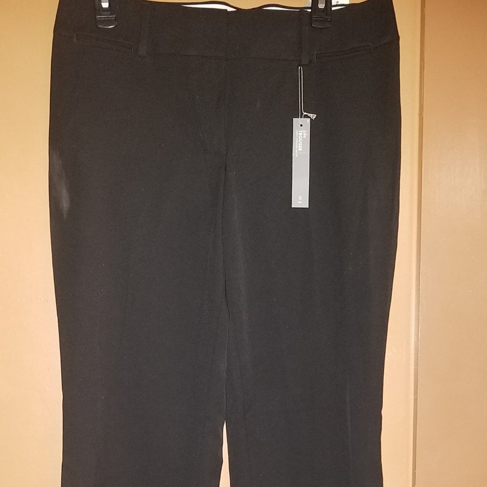 $79 LOFT JULIE TROUSER BLACK SZ. 8 TALL NWT